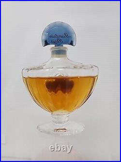 Vintage 1960's Shalimar Extrait with Box, 1 oz Blue Glass Batwing Stopper 85%