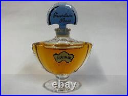 Vintage 1970's 1/2 OZ Shalimar extrait de parfum, 95% full, Blue Glass Stopper