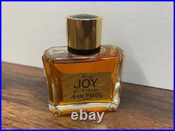 Vintage 1970's 2 oz BottleEau De Joy EDP Splash By Jean Patou Read Description