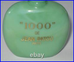 Vintage 1970s Jean Patou'1000' Green Perfume Bottle/Box 1/4 OZ Sealed 2/3+ Full