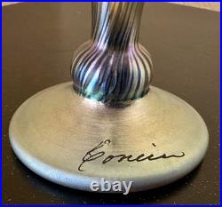 Vintage 1980s Correia Art Glass Perfume Bottle Signed