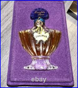 Vintage 1983 Guerlain Shalimar Parfum Perfume Paris 1/4 oz Wax Sealed New in Box