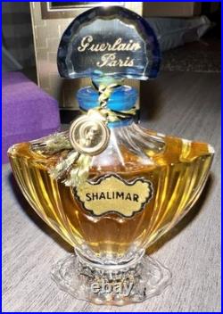 Vintage 1983 Guerlain Shalimar Parfum Perfume Paris 1/4 oz Wax Sealed New in Box