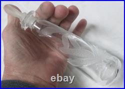Vintage 1992 MMA Frosted Art Glass Dragonfly Perfume Bottle-Metropolitan Museum