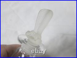 Vintage 1992 MMA Frosted Art Glass Dragonfly Perfume Bottle-Metropolitan Museum