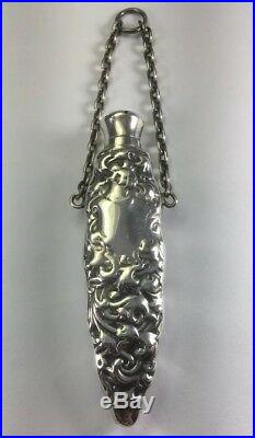Vintage 2000 Carrs of Sheffield Sterling Silver Vinaigrette Perfume Bottle M81