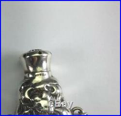 Vintage 2000 Carrs of Sheffield Sterling Silver Vinaigrette Perfume Bottle M81