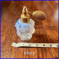 Vintage 5 Fenton DeVilbiss Opalescent Perfume Atomizer Bottle Soft Bulb