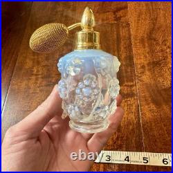 Vintage 5 Fenton DeVilbiss Opalescent Perfume Atomizer Bottle Soft Bulb