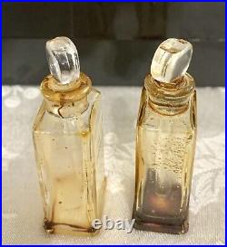 Vintage 8 Collectible CHANEL Paris Glass Perfume Bottles Empty 2 with Daubers