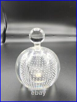 Vintage A. D. Copier Leerdam Perfume Bottle Bullicante Bubbles Rare