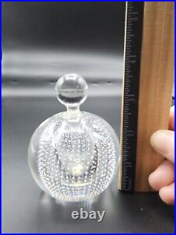 Vintage A. D. Copier Leerdam Perfume Bottle Bullicante Bubbles Rare