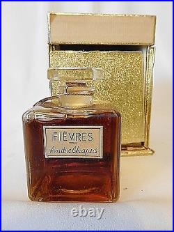 Vintage ANDRE CHAPUS FIEVRES 1.25 1.5 oz Sealed Bottle, 1940's, Very Rare