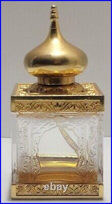 Vintage Amouage Cristal Gold Perfume Bottle 25% Full VTG