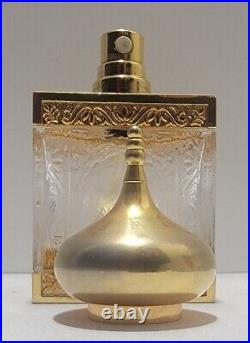 Vintage Amouage Cristal Gold Perfume Bottle 25% Full VTG
