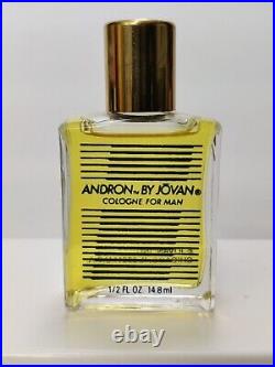 Vintage Andron by Jovan Cologne For Men Man 0.5 1/2 fl oz Full Rare Bottle Size