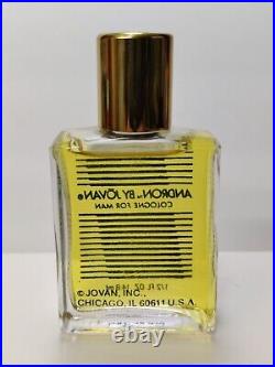 Vintage Andron by Jovan Cologne For Men Man 0.5 1/2 fl oz Full Rare Bottle Size