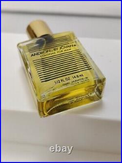 Vintage Andron by Jovan Cologne For Men Man 0.5 1/2 fl oz Full Rare Bottle Size