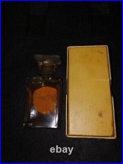 Vintage Antique 1900s Colgate & Co Dactylis Perfume Women's bottle Box Half Full