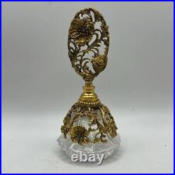 Vintage Antique Floral Dogwood Glass Matson Perfume Bottle Decor Collectible