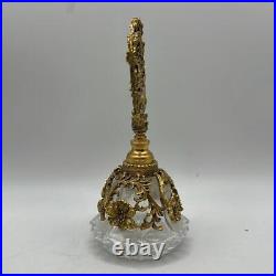 Vintage Antique Floral Dogwood Glass Matson Perfume Bottle Decor Collectible