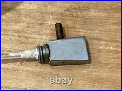 Vintage Antique Possibly Bohemian Etched Glass Perfume Atomizer with Floral Design