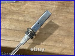 Vintage Antique Possibly Bohemian Etched Glass Perfume Atomizer with Floral Design