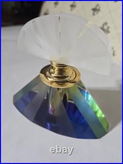 Vintage Art Deco Crystal Glass Perfume Bottle
