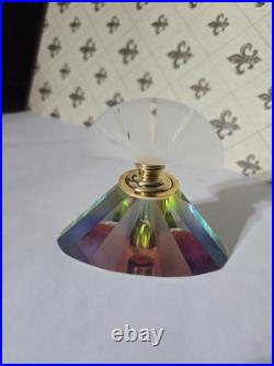 Vintage Art Deco Crystal Glass Perfume Bottle