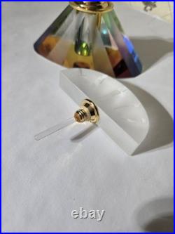 Vintage Art Deco Crystal Glass Perfume Bottle