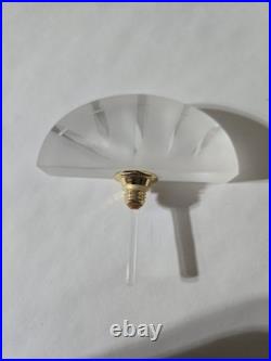 Vintage Art Deco Crystal Glass Perfume Bottle