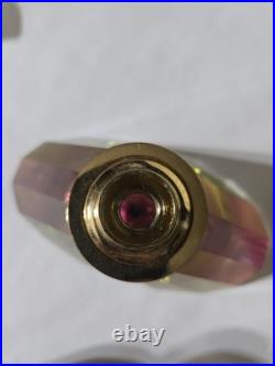 Vintage Art Deco Crystal Glass Perfume Bottle