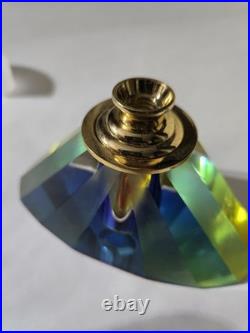 Vintage Art Deco Crystal Glass Perfume Bottle