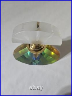 Vintage Art Deco Crystal Glass Perfume Bottle