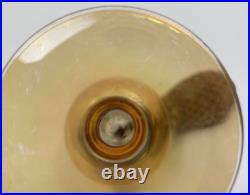 Vintage Art Deco DeVilbiss Perfume Atomizer Bottle Iridescent Glass Signed 6