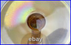 Vintage Art Deco DeVilbiss Perfume Atomizer Bottle Iridescent Glass Signed 6