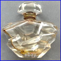 Vintage Art Deco HOUBIGANT Transparence Empty Perfume Bottle 2.75 x 2-7/8 inches