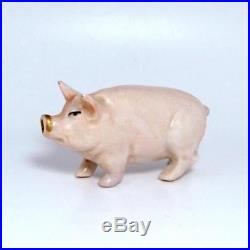 Vintage Art Deco Porcelain Pig German Figural Perfume Bottle
