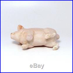 Vintage Art Deco Porcelain Pig German Figural Perfume Bottle