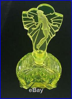 Vintage Art Deco Signed Pesnicak Perfume Bottle Czech Republic 6