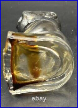 Vintage Asian Billiken Baby Buddha Oriental Metal Head Perfume Bottle 1908