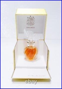 Vintage Authentic Paris France NINA RICCI Lalique Frosted Doves Small Perfume