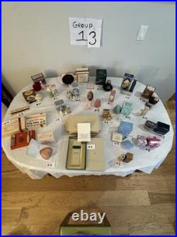 Vintage Avon Perfume Collectibles Assortment Group 13 Bottles Boxes Vanity Items
