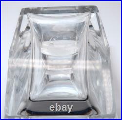 Vintage BACCARAT Crystal 197 Stacked French Perfume Bottle & Dauber, 3 1/2
