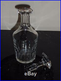 Vintage BACCARAT Crystal Empty Perfume Bottle 7 3/4 TALL