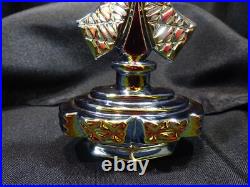 Vintage BOHEMIA Iridescent Metallic 1950 RARE Special Edition Perfume Bottle