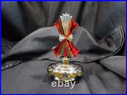 Vintage BOHEMIA Iridescent Metallic 1950 RARE Special Edition Perfume Bottle