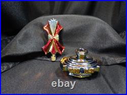 Vintage BOHEMIA Iridescent Metallic 1950 RARE Special Edition Perfume Bottle