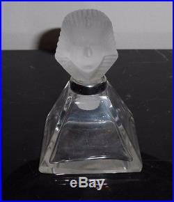 Vintage Baccarat Bichara Paris Rare Perfume Bottle 3 3/4 Tall