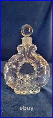 Vintage Baccarat Crystal Kissing Dolphins/fish Perfume Bottle Bottle